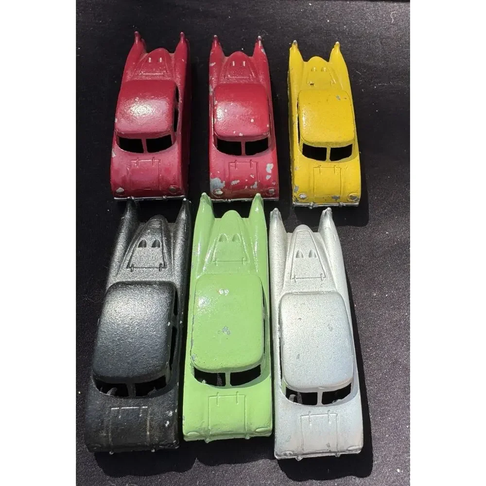 Vintage 1950s Midgetoy Futuristic Space Age Dream Car Lot Of 6 Diecast Cars Lo14
